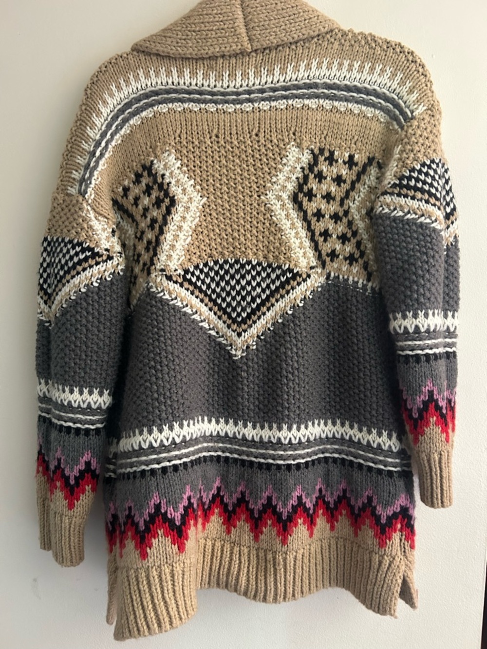 Lucky Brand Aztec Cardigan Sweater - Picture 4 of 8